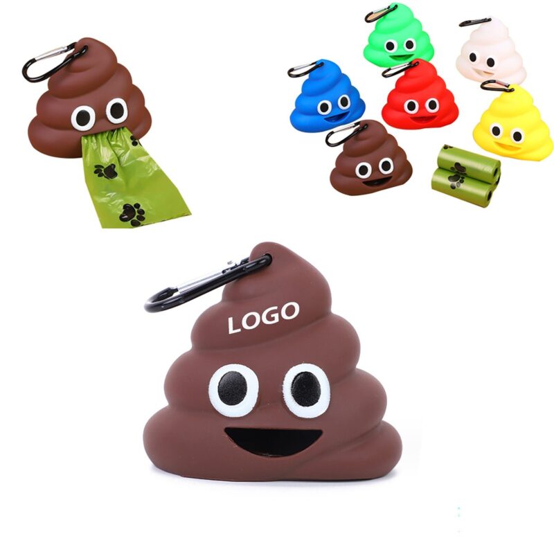 Dog Poop Pickup Bags Holder with Carabiner