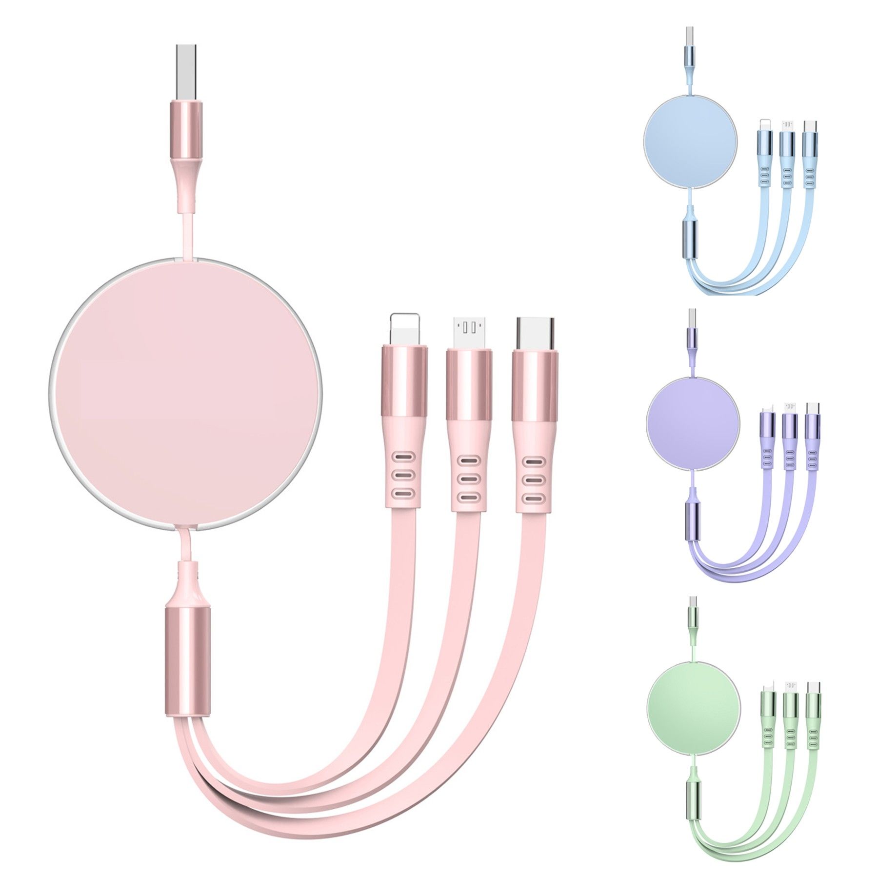 3-in-1 Multi-Functional Car Charging Cable - Image 2