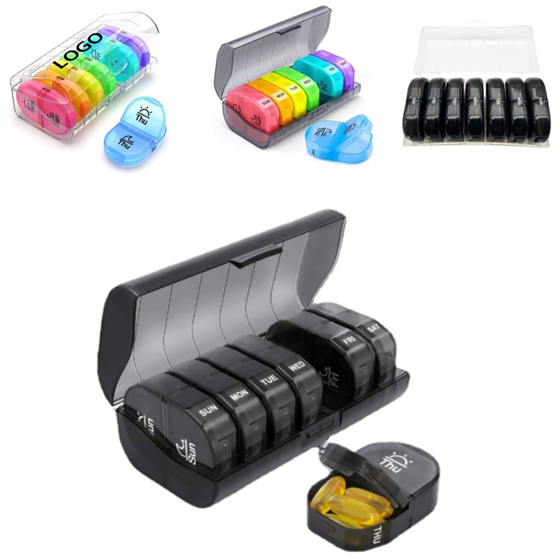 Portable Weekly Pill Organizer