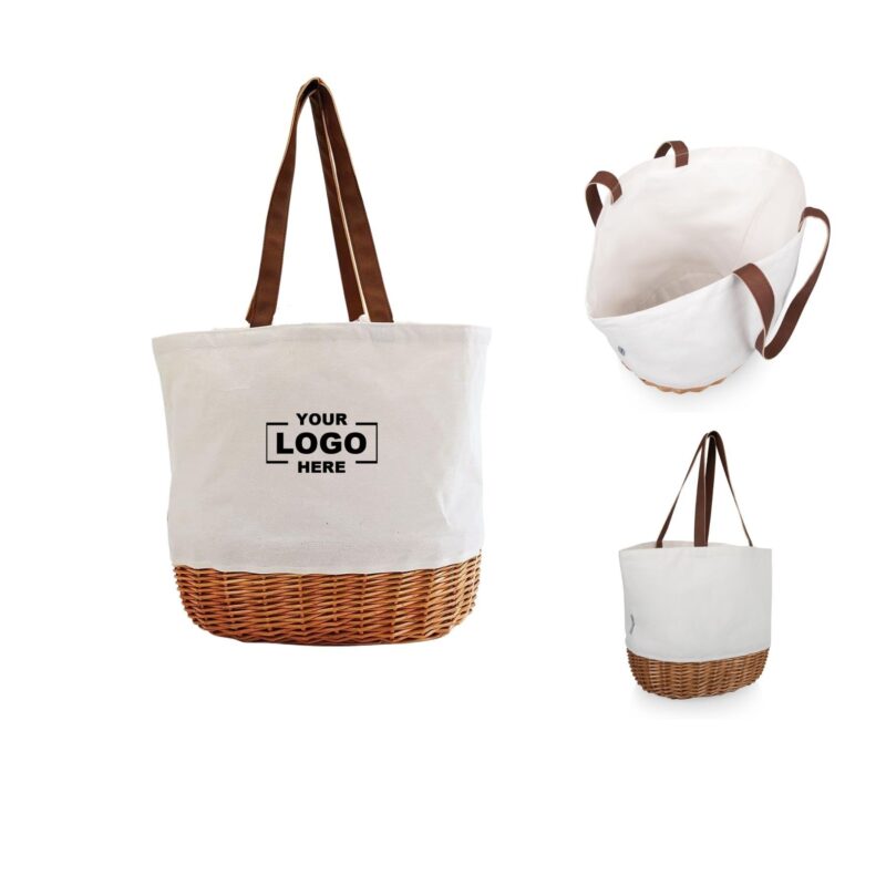 Straw Woven Beach Tote Bag