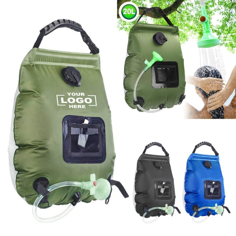 20L Portable Solar Camping Shower Bag