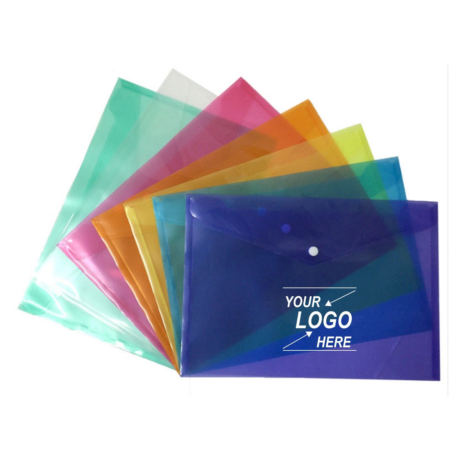 Clear Snap-Closure Envelope