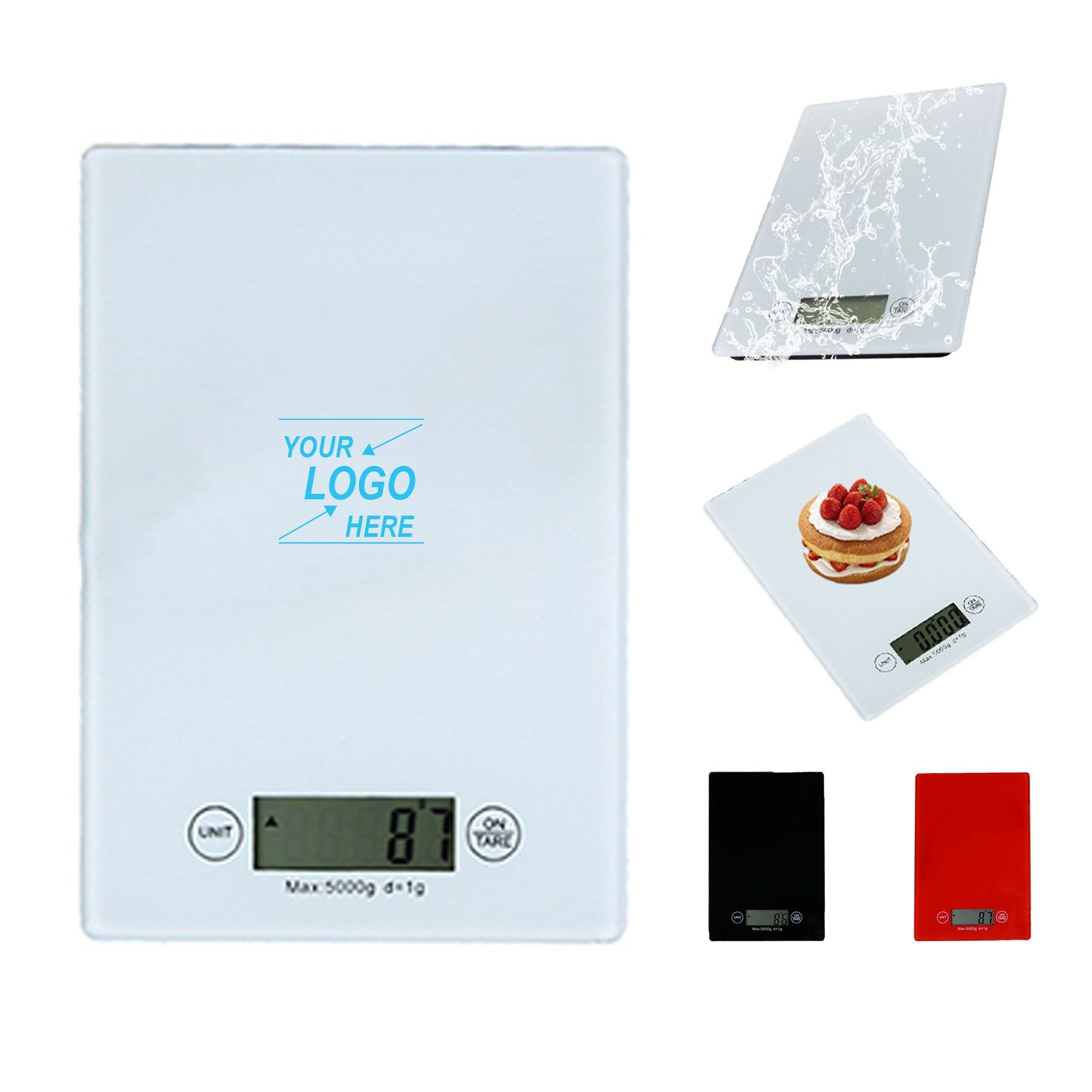 Digital Stainless Steel Kitchen Scale 11lb/0.1oz Precision