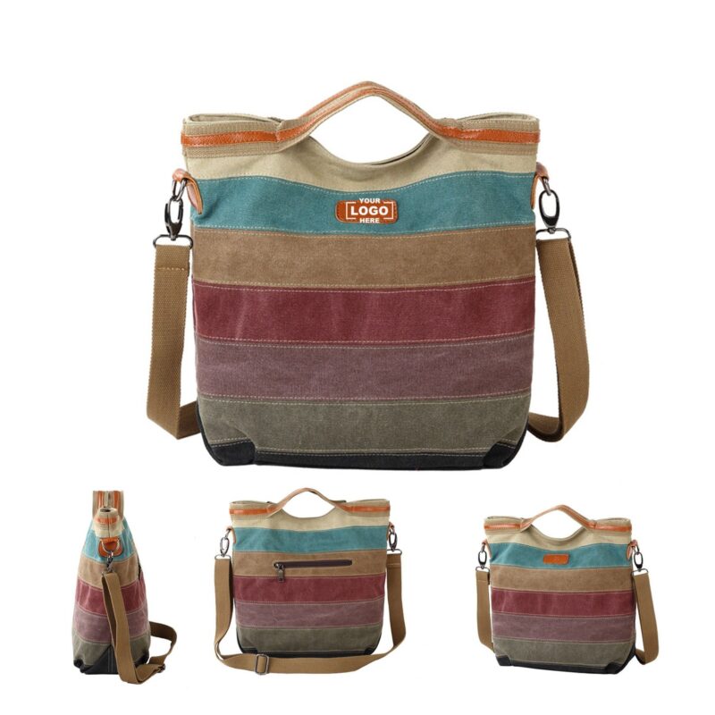 Women's Canvas Crossbody Bag for Travel and Beach