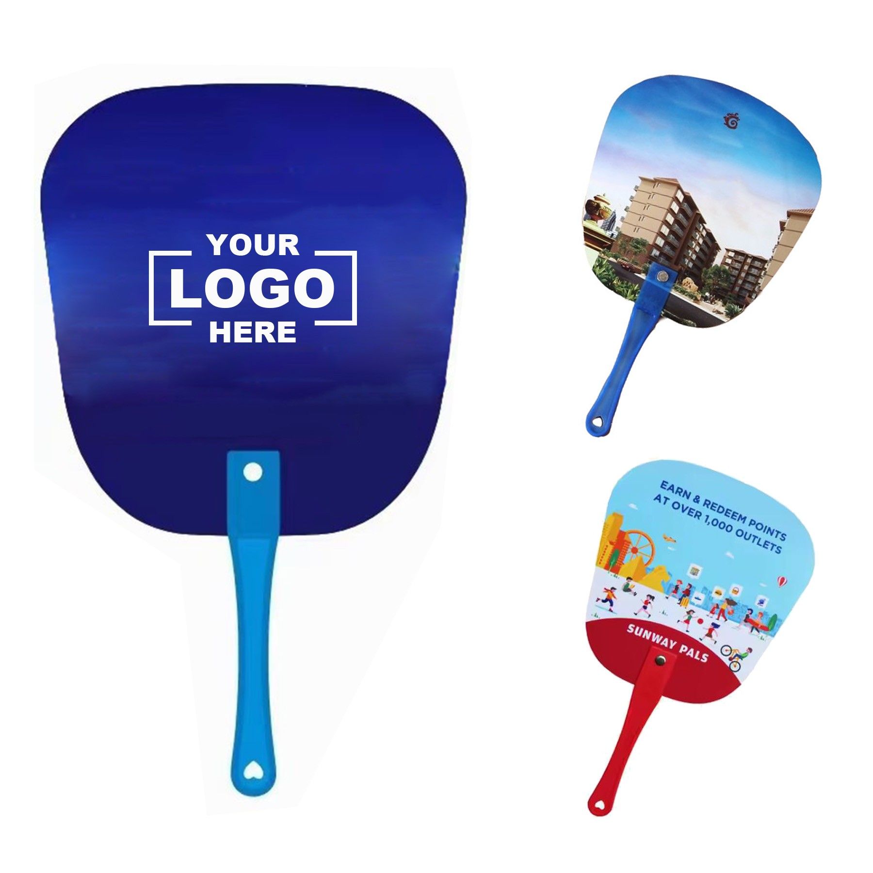 Portable Plastic Hand Fans