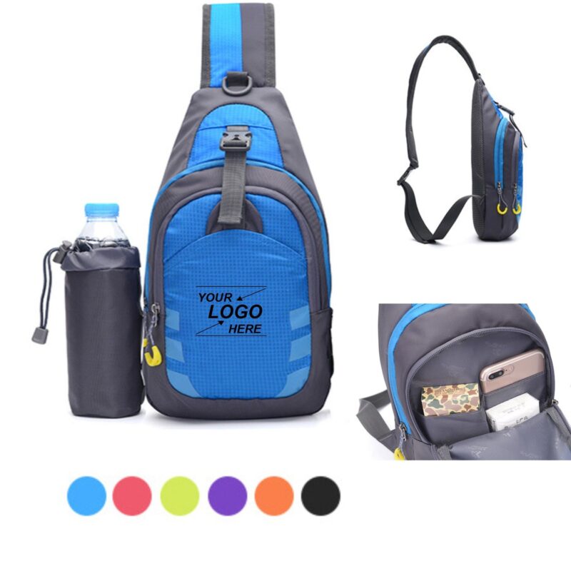 Shoulder Bag with Water Bottle Holder
