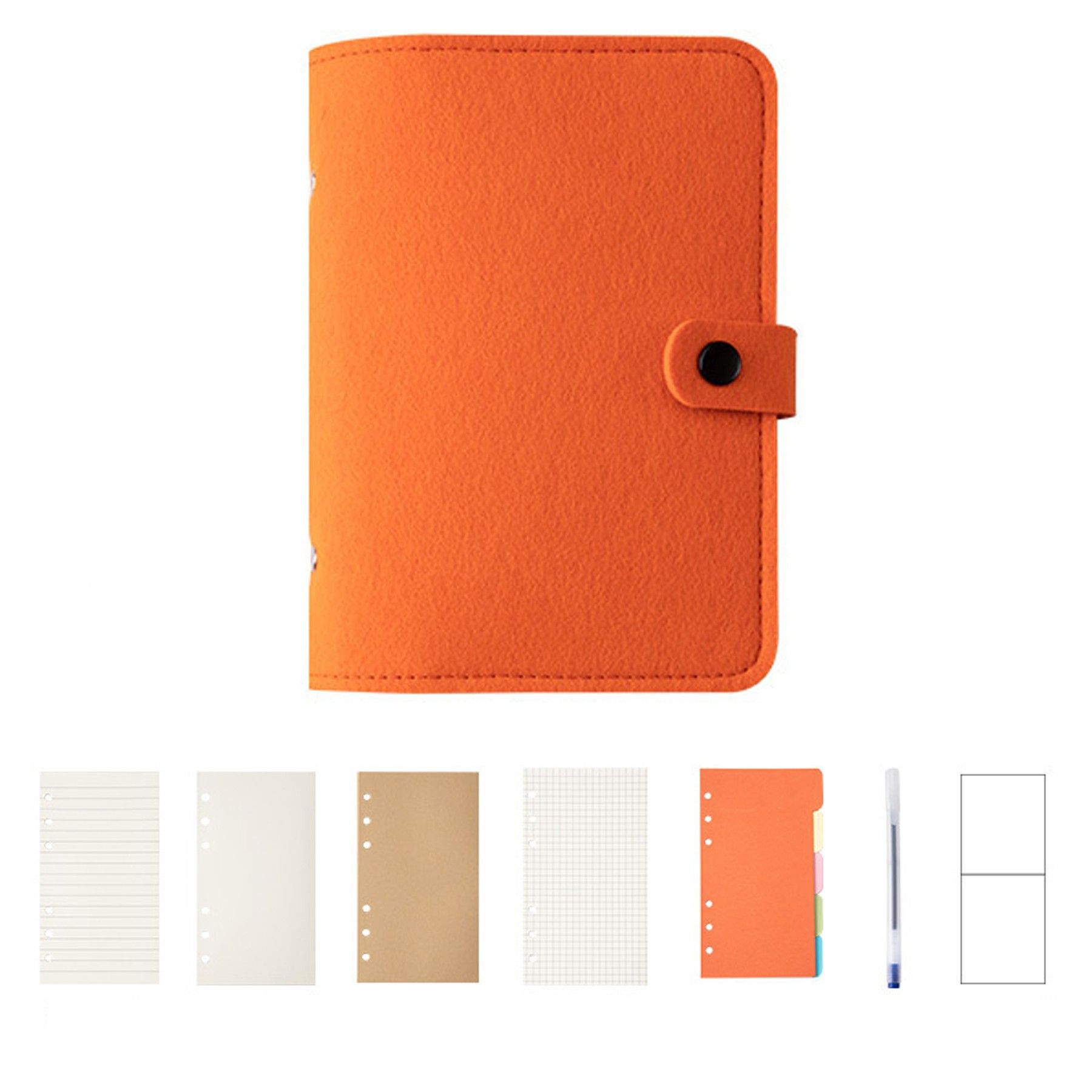 Felt Cover Journal Notebook A5 - Image 2