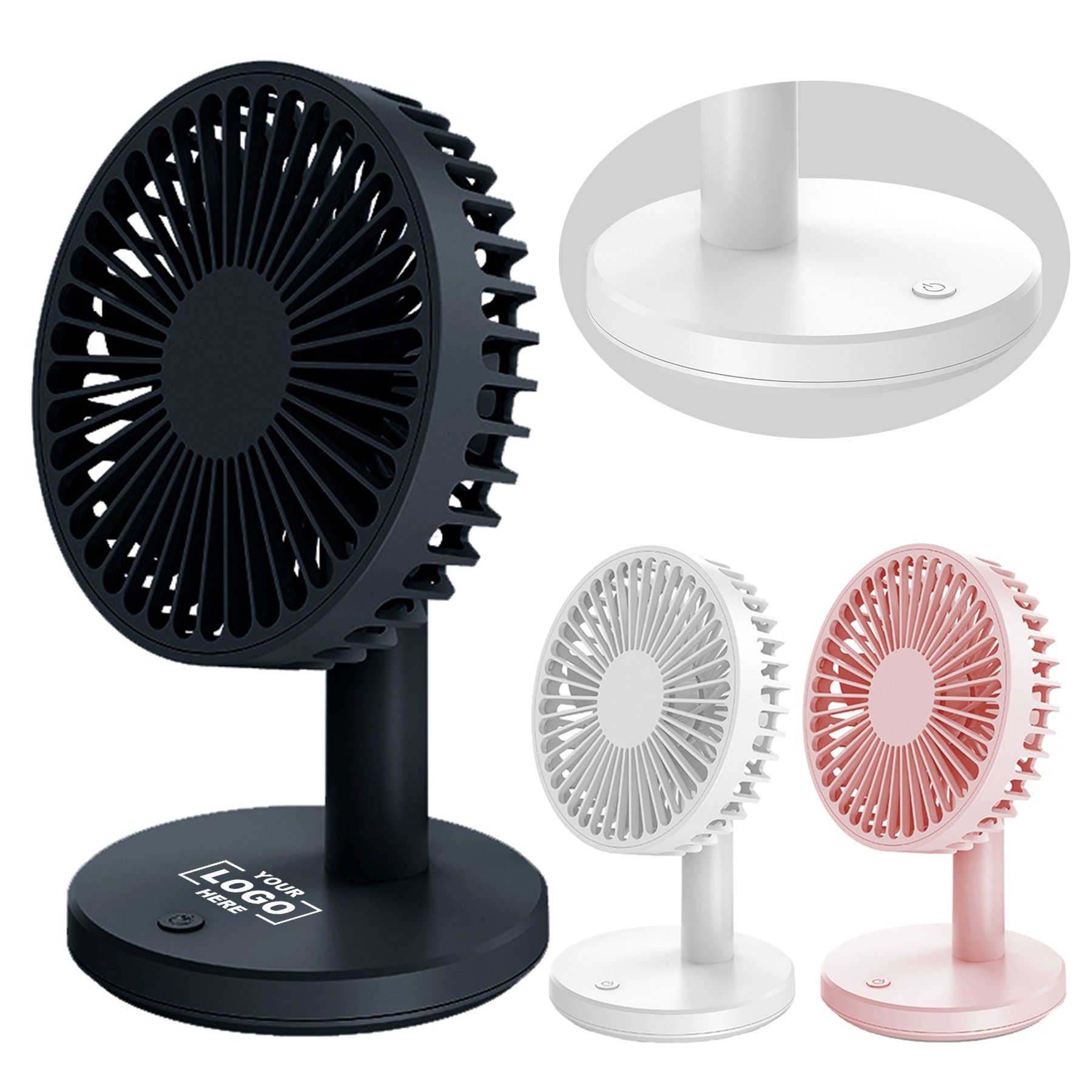 Portable USB Mini Desk Fan with Stand