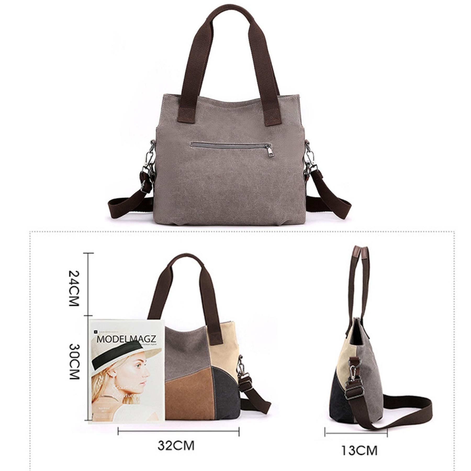 Oversized Canvas Tote Bag - Image 2