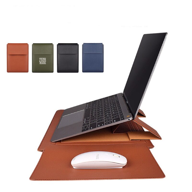 15 inch PU Leather Laptop Sleeve