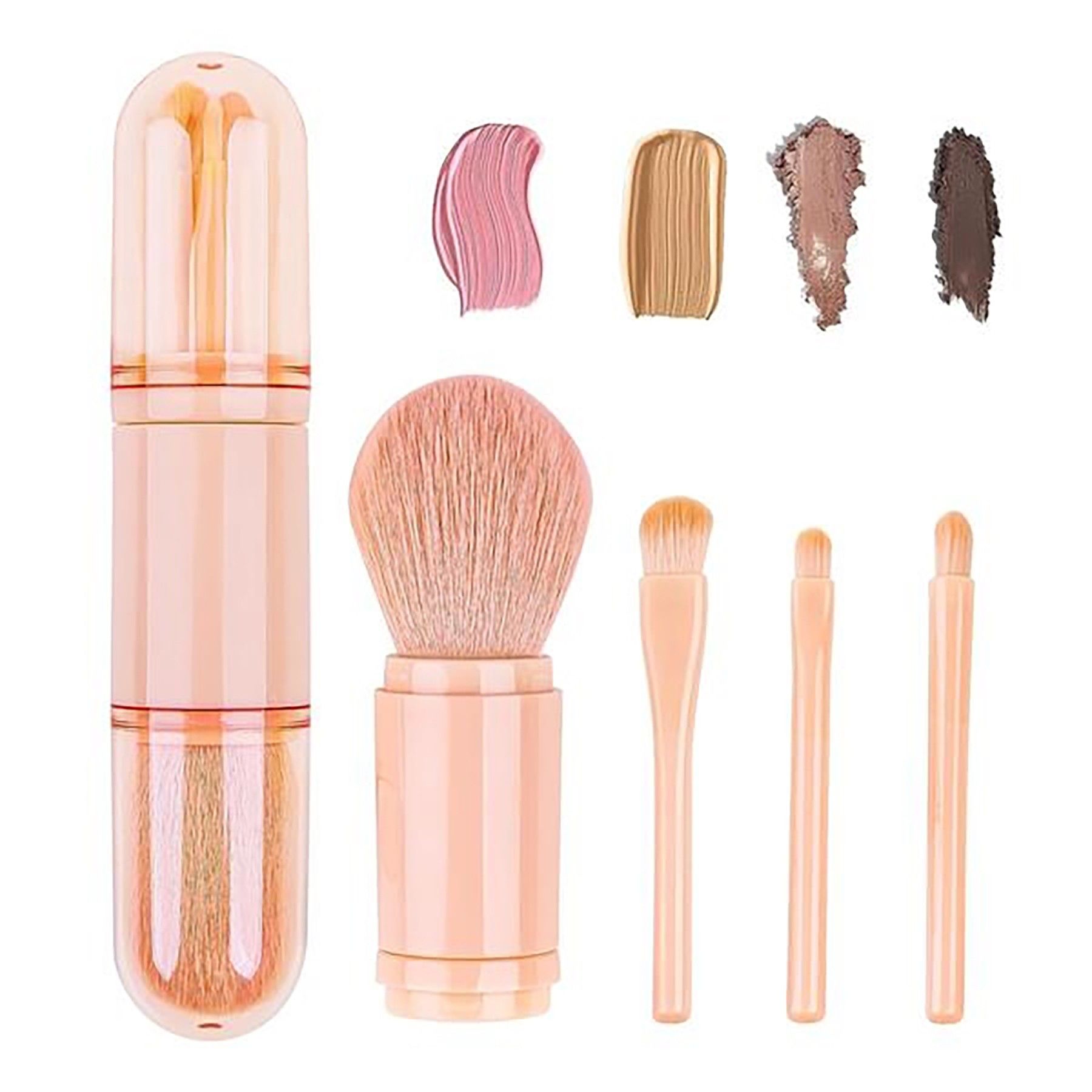 4 In 1 Retractable Makeup Brush - Image 2
