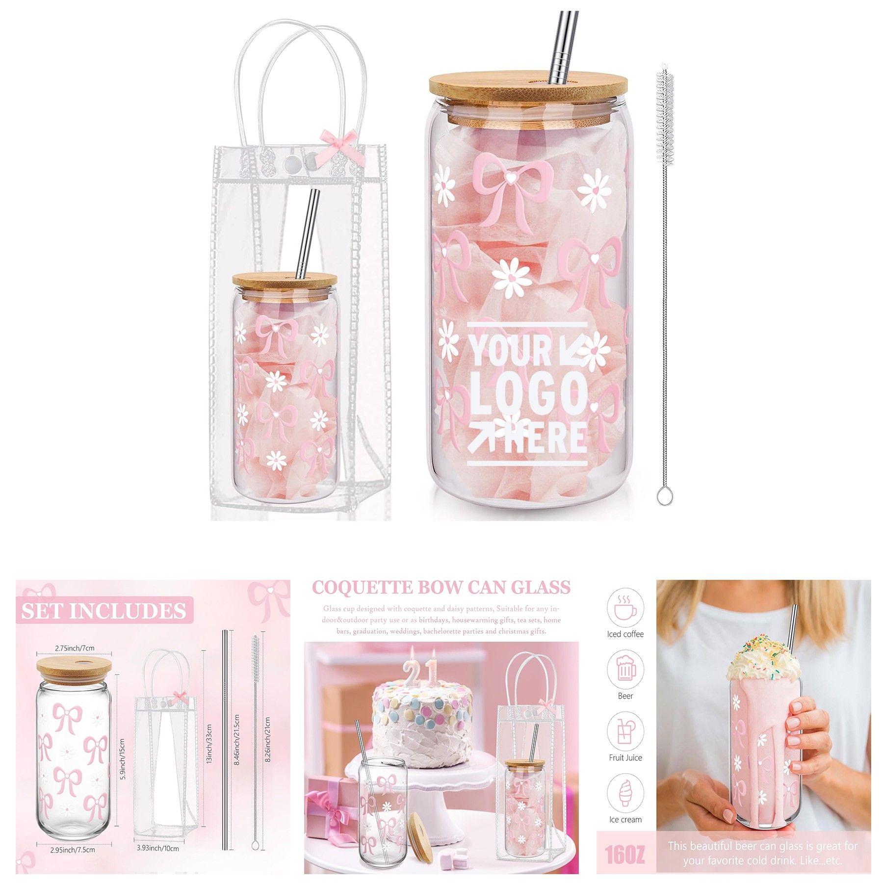 16 oz Iced Coffee Protein Smoothie