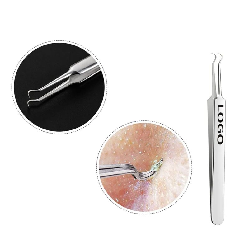 Pimple Popper Curved Tweezer