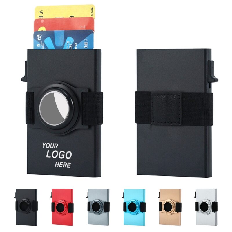 RFID Blocking Credit Card Wallet with Tracker Slot