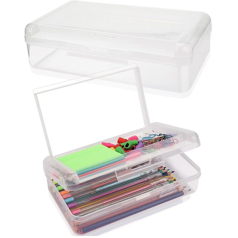Large Capacity Double Layer Pencil Case