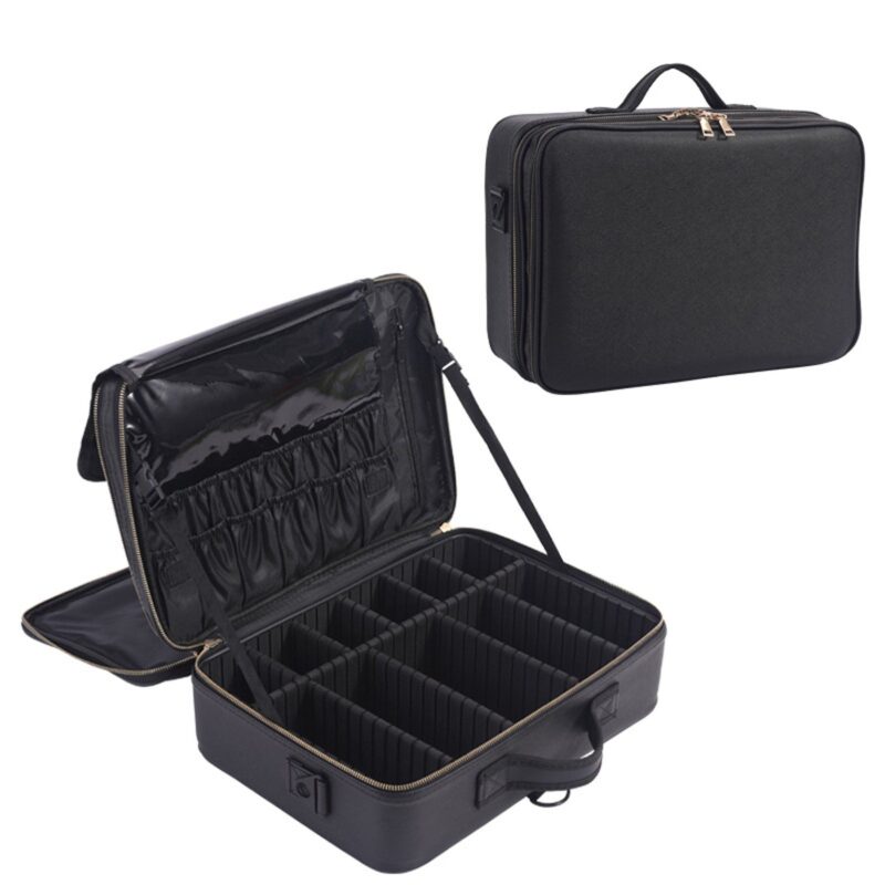 Portable Professional Makeup Bag Cosmetic Organizer