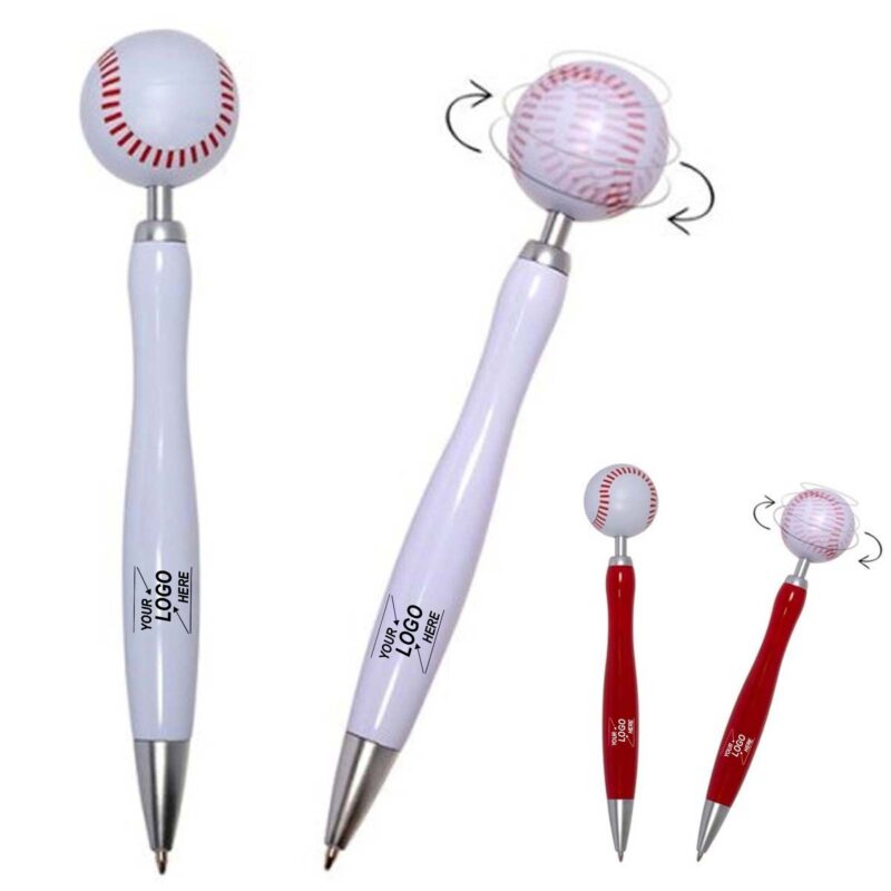 Retractable Baseball Theme Pen